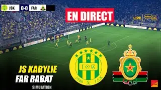 🔴EN DIRECT : JS Kabylie contre Far Rabat | eFootball PES 21 Simulation Gameplay PC