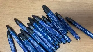 #lyra #graphite Kreide #watersoluble #unboxing #swatching