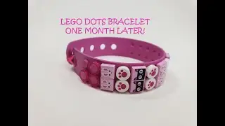 LEGO DOTS 2020 BRACELET ONE MONTH LATER! I wore one of the Lego Dots bracelets for a month at work!