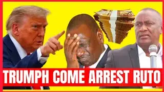 TRUMP COME ARREST RUTO!!GACHAGUA SUPPORTER EXPOSES USA FRAUD