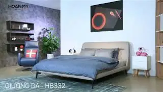 Giường da - HB332