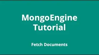 MongoEngine #5   Fetch Documents