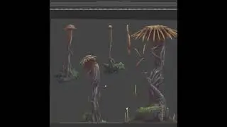 Bramble Exploration: Flora Life Cycle 03  #alien #art #lifecycle