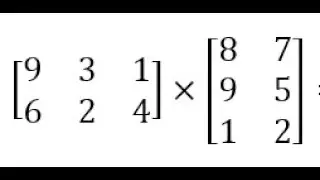 Matrix Multiplication in Excel