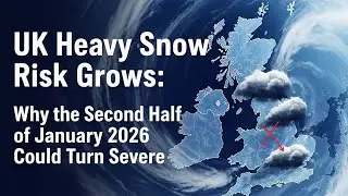 UK Heavy Snow Risk Grows: Why the Second Half of January 2026 Could Turn Severe #UKSnow#WeatherAlert