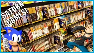 SEGA SATURN Games at SUPER POTATO in Akihabara