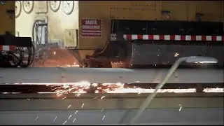BART Train Track Grinding Maintenance