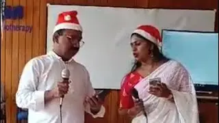 Santhwana Christmas celebration.. duet with Anna Teresa Joy..