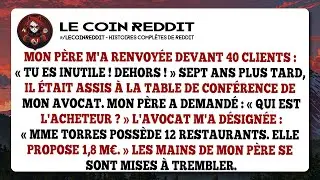 Mon père m'a renvoyée devant 40 clients : « tu es inutile ! Dehors ! » sept ans plus tard, il était