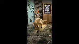 Mini Cedar Porch Swing Plant Hangers and Park Bench Planters
