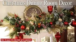 Finishing Up Trees🎄Garlands🌟Vases In The Dining Room for Christmas 2024!!!