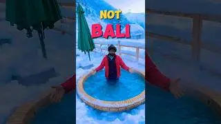 1st hot tub in Pakistan in snow #travel #trotterpakistan