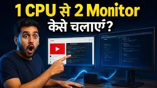 Multiple Monitor Setup Kaise Kare | 1 Cpu Se 2 Monitor Kaise Chalaye | Dual Monitor Setup Kaise Kare