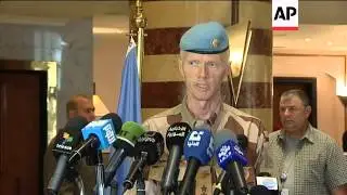 HEAD OF UN MONITORING MISSION CONDEMNS MASSACRE IN HOULA