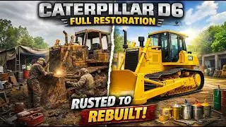 Caterpillar D6 Dozer Restoration &ndash; From Rust to Rebuilt ⚙️🔥