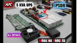 Working process || Apc 5 kva online ups psdr all details||