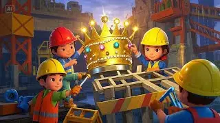 London Bridge Builders Beat | Building Rhyme Song | Educational Kids Songs