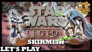 Let's Play Star Wars Legion Skirmish | Separatisten (Grievous) vs Republik (Rex) | Spielbericht