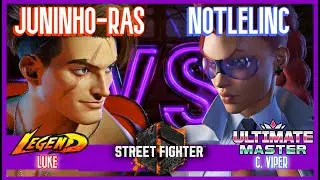 SF6 Match &diams; JUNINHO-RAS (Luke) 🆚 NOTLELINC (C. Viper) &diams; High level matches
