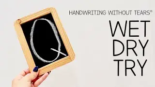 Learn to Write | Capital Letter Q | Wet Dry Try