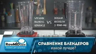 Сравнение блендеров Vitamix BarBoss Advance и Rawmid DreamModern2 BDM06 | Какой блендер лучше?