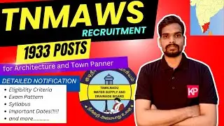 Assistant Engineer and Town Planning Officer TNMAWS Notification 2024  Eligibility Criteria Pattern