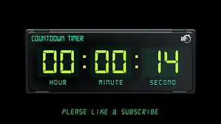 14 SECONDS TIMER - 1080p - COUNTDOWN TIMER
