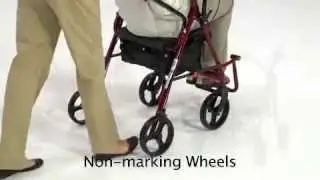 The Duet Transport Chair and Rollator by Drive Medical