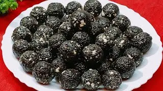 তিলৰ লাৰু বনোৱা সঠিক মাপ আৰু সহজ পদ্ধতি / Bihu Special Til laddu Recipe 😋/ Assamese Laru 