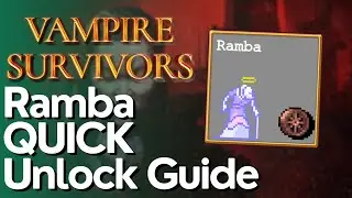 Как ЛЕГКО открыть Рамбу в Vampire Survivors (Ферма Молочных Элементалей)