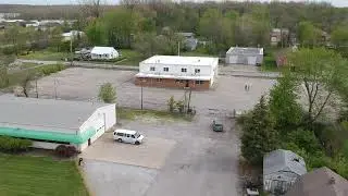 1136 E. Kibby Street, Lima - Large Fenced Asphalt Lot Entrance