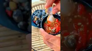 Yummy Salty shell #food #cambodiafood #streetfood #foodiev