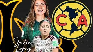Julie L&oacute;pez, Nueva Jugadora de Am&eacute;rica Clausura 2026. #ligamxfemenil #americafemenil 