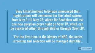 Kaun Banega Crorepati 12 Registrations- How can one participate in KBC 12?
