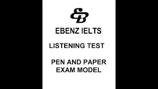 IELTS LISTENING 169 PEN AND PAPER EXAM MODEL