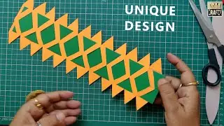 A Unique Design for Bulletin Board Border | Two - Minutes Design | Student -Teacher Activity | DIY