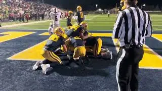 Hudsonville WR Andrew Meerman Hail Mary Catch To Defeat East Kentwood 