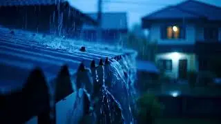 Midnight Rain Drifting Slowly ASMR: Cozy Night Sounds for Sleepless Nights 0032