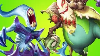 Monster Legends: Slimok and The Frutastor level 100 - combat boss