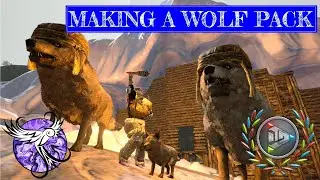 STARTING THE PACK | Arctic Hardcore Survival Episode 21 | ARK Survival Evolved Mobile