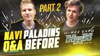 NAVI Paladins Q&A session before HRX 2018 (Part 2)