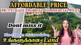 ECR Prime Commercial Land 🏢On Road Property | High Appreciation | Best Investment Golden Opportunity