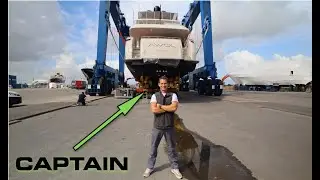 DRIVING A SUPER YACHT FOR THE 1ST TIME IN 8 MONTHS (Captain's Vlog 146)