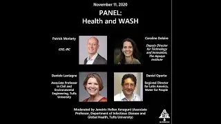 MIT Water Summit 2020 - Panel - Health and Water, Sanitation, and Hygiene (WASH)