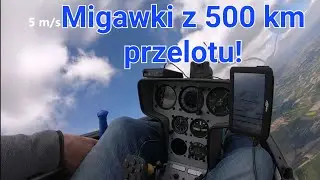 Warszawa - Ełk  przelot szybowcem ponad 500 km