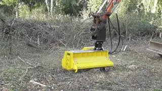 Rabaud close up flail head working
