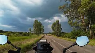 Caught in a Rain Storm on My CFMOTO 450MT | Adventure Ride Gone Wet