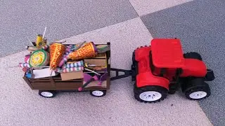 Mini truck mini tractor Centy tractor Matchstick amazing Cracketexperiment Diwali cracker Testing