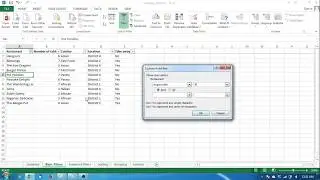 Excel Analysis - Filters