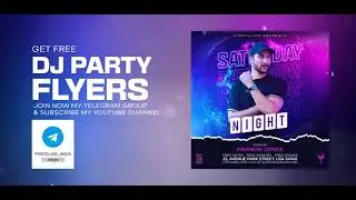 FREE  SATURDAY PARTY FLYERS (PSD) | BY Firstclick